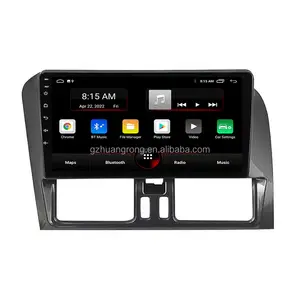 car Android10 2+32G DSP carplay headrest monitor For Volvo XC60 2009 -2017 WIFI GPS BT GPS Carplay camera split screen car gps