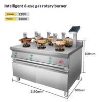 SEMIKRON Cuiseur à riz professionnel en acier inoxydable de qualité 304, alimenté au gaz, 3000-5000W, équipement intelligent automatique
