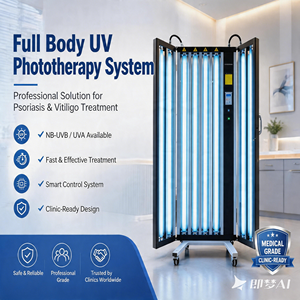 Lámpara UV Médica de Fototerapia UV de 311nm, Panel de Luz UVB UVA de Cuerpo Completo para el Tratamiento del Vitiligo, Psoriasis y Pitiriasis <span class=keywords><strong>Rosea</strong></span> - Product Image 1
