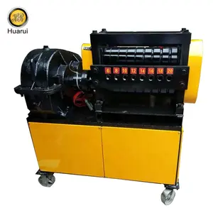 Automatic Scrap Steel Bar Rebar Two Roll Waste Wire Straightening Machine