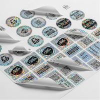 XJY facile à détacher colle forte auto-adhésif étanche impression numérique étiquette holographique autocollant d'hologramme pour l'emballage