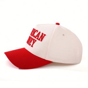 Gorra de béisbol americana para adulto, con letras bordadas, ajustable, protección solar, estilo casual, visera curva, tipo trucker - Product Image 5