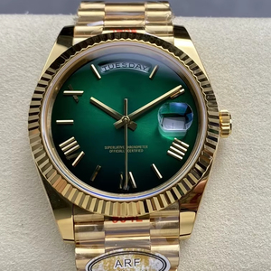 Reloj Mecánico de Buceo de Lujo, Super Calidad, 40 mm, Fábrica AR, Acero 904L, Movimiento ETA 3255, 228238, Peso 207 g, Verde Degradado - Product Image 1