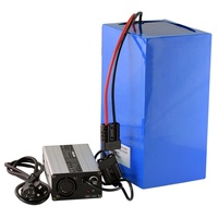 Batterie personnalisée 24V 36V 48V 72V 20Ah 30Ah 40Ah 50Ah au lithium-ion pour vélo électrique, scooter, vélo électronique