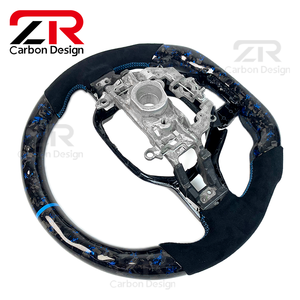 พวงมาลัยหนังแท้คาร์บอนไฟเบอร์แบบสปอร์ตตกแต่งสำหรับรถยนต์ฮอนด้า ซีวิค เจเนอเรชั่นที่ 11 - Product Image 6