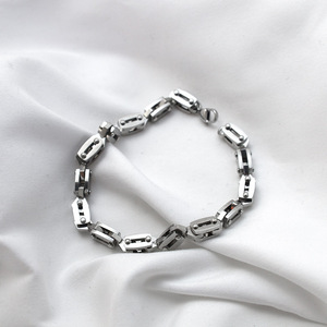 Stainless Steel Square Chain Jewelry DIY Custom Necklace Bracelet Geometric Link Fashion Accessory Unisex - Product Image 3