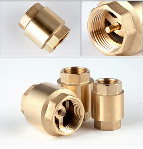 Clapet <span class=keywords><strong>anti</strong></span>-<span class=keywords><strong>retour</strong></span> vertical en laiton Alahot Clapet <span class=keywords><strong>anti</strong></span>-<span class=keywords><strong>retour</strong></span> à filetage interne externe 1/2 "3/4" Alimentation en <span class=keywords><strong>eau</strong></span> OEM ODM - Product Image 4