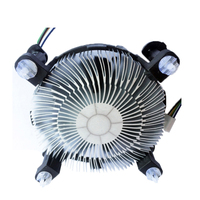 Ventilateur de refroidissement pour puce de processeur IC, dissipateur thermique en aluminium AI, refroidisseur à ailettes, prix usine, pour Intel LGA775 115 1200 Core I3 I5 55W