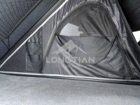 Carpa de techo triangular de aluminio - Carpa rígida para acampar en coche, impermeable y plegable, para viajes por tierra al aire libre.