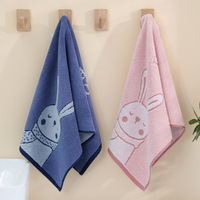 Lot de serviettes de visage en coton longues fibres de qualité supérieure, absorbantes, pour la maison, ensemble cadeau pour couple, en coton jacquard épaissi