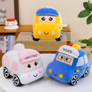 Giocattolo di Peluche Realistico di Alta Qualità: Auto della Polizia, Ambulanza, Taxi per Bambini, Gioco Educativo, Decorazione per Cameretta - Product Image 2