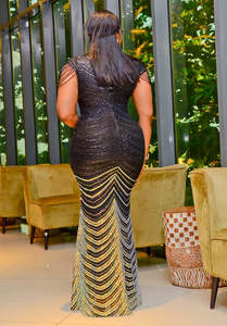 Robes <span class=keywords><strong>de</strong></span> soirée sexy <span class=keywords><strong>2022</strong></span>, grandes tailles, longues, luxueuses, à sequins et perles, vêtements pour femmes, <span class=keywords><strong>tenue</strong></span> brodée - Product Image 6
