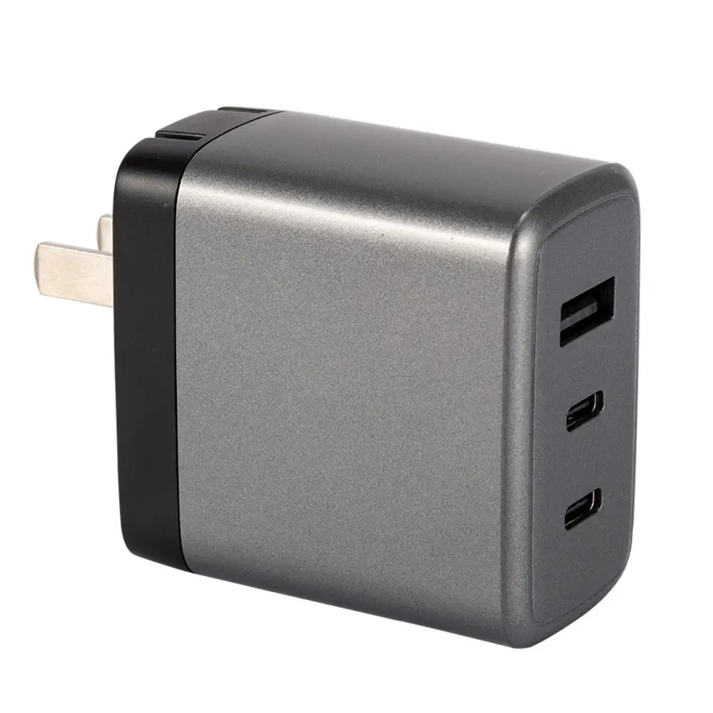 65W GaN QC3.0 USB C شاحن سريع لأجهزة MacBook iPad iPhone