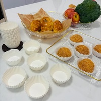 Papier sulfurisé OEM double face anti-graisse, forme personnalisée pour solutions d'emballage de biscuits, pains et gâteaux