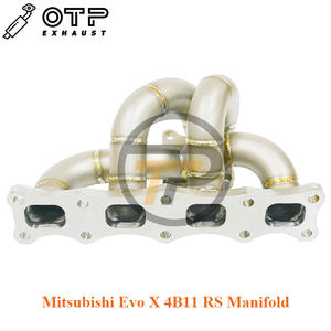 ท่อไอเสีย OTP สำหรับมิตซูบิชิ* <span class=keywords><strong>EVO</strong></span> X <span class=keywords><strong>EVO</strong></span> <span class=keywords><strong>10</strong></span> 4B11 ท่อร่วมไอเสียแบบท่อ <span class=keywords><strong>RS</strong></span> ทำจากสแตนเลส SUS304 ประสิทธิภาพสูง - Product Image 6