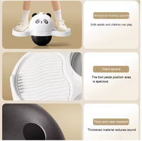 Ballon de saut d'équilibre intérieur/extérieur avec poignée en éponge perlée résistante aux rayures, ballon rebondissant pour un usage domestique