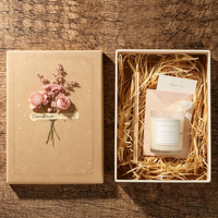 Boîtes rigides d'emballage cadeau en carton ondulé biodégradable de luxe personnalisées avec fermeture magnétique et logo imprimé en quadrichromie