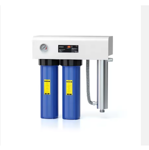 Système <span class=keywords><strong>de</strong></span> filtration d'<span class=keywords><strong>eau</strong></span> pour toute la maison SPS-203 à protection UV en 2 étapes, 12 GPM, 48 W, pour réservoir d'<span class=keywords><strong>eau</strong></span> <span class=keywords><strong>de</strong></span> <span class=keywords><strong>pluie</strong></span>/puits forain/puits - Product Image 1