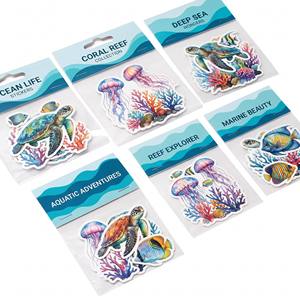 Paquete de Pegatinas con Logotipo Personalizado, Calcomanías de Vinilo Resistentes al Agua, Servicio OEM ODM para Fabricantes Mayoristas de Papelería - Product Image 4