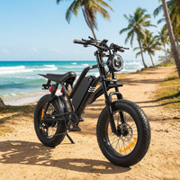 Vélo de montagne électrique pliable pour adultes, avec moteur sans balais OEM ODM, double suspension, pneus larges personnalisés, batterie au lithium 1500W