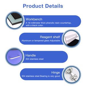 Usine en gros établi personnalisé école et laboratoire <span class=keywords><strong>physique</strong></span> <span class=keywords><strong>chimie</strong></span> biologie banc expérimental - Product Image 6