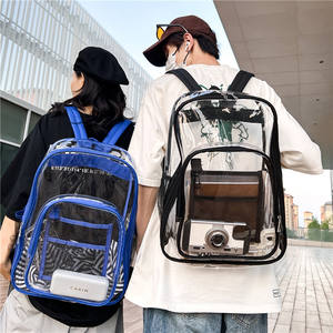 <span class=keywords><strong>Sac</strong></span> <span class=keywords><strong>à</strong></span> <span class=keywords><strong>dos</strong></span> transparent en PVC personnalisé avec logo, <span class=keywords><strong>sac</strong></span> d'école, sangle renforcée, <span class=keywords><strong>collège</strong></span>, lieu de travail, élégant, imperméable, <span class=keywords><strong>sac</strong></span> <span class=keywords><strong>à</strong></span> <span class=keywords><strong>dos</strong></span> quotidien - Product Image 1