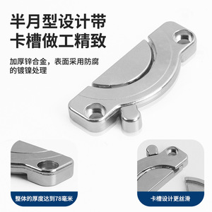 Combined Connector Planar Connector Zinc Alloy Easy Installation For <b>Table</b> Desk Joint Connection - Product Image 5