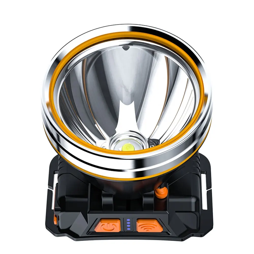 공장 공급자 연약한 머리띠를 가진 밝은 LED 재충전용 Headlamp 다기능 백색 가벼운 아bs Headlamp