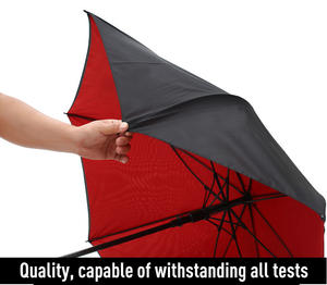 Paraguas de Golf de Doble Capa Extra Grande, de Marca Reconocida, Resistente, Largo, Automático, a Prueba de Viento, con Logotipo Personalizado - Product Image 2