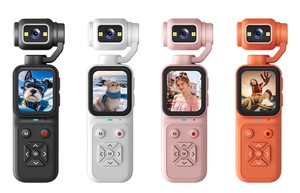 Cámara Gimbal Portátil <span class=keywords><strong>con</strong></span> Video 4K, Grabación en Bucle y Cámara Web para PC, Ideal para Vlogs de Viajes y Grabación Diaria, FCC OEM - Product Image 2
