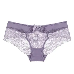 High Quality S/M/L/XL/XXL Underwear Women' S Medium Waist Panty Lace Panties Ladies Bikini Brief
