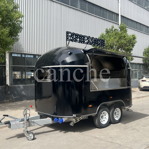 Nuevo Mini pequeño usado concesión barbacoa eléctrica Pizza cocina totalmente equipada móvil comida rápida camión de remolque con cocina completa - Product Image 6