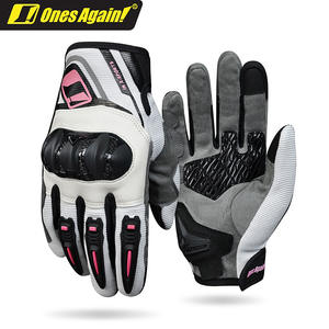 Guantes de Motociclismo de Cuero Transpirables Unisex para Invierno, Protección de Fibra de Carbono en los Nudillos con TPU, Pantalla Táctil, para Carreras y Conducción - Product Image 3