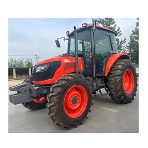 Good quality Second Hand Japan Kubota Tractor for sale 95hp Kubota with Cabin or ROPS