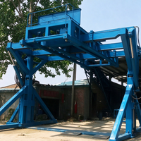 Machine de basculement de conteneurs pour le chargement de céréales et de matériaux agricoles en vrac et le chargement rapide de produits agricoles