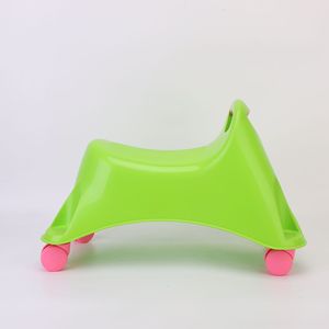 Cartoon Kids <b>Scooter</b> With Plastic Seat Blue Pink 3-6 Years Old Push Operated Toy For Children - Product Image 3