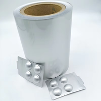 Fabrication en usine, fourniture de film plastique PVC rigide en rouleaux pour l'emballage de matériaux de diffusion en plaquettes pharmaceutiques de qualité médicale