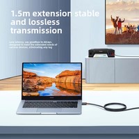 Cable Adaptador de Extensión OTG para PC de Escritorio, Laptop, USB 2.0, Extensor con 10+ Puertos para TV y Uso en Automóviles