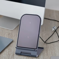 Offre Spéciale Nouveauté 2025 – Station de Recharge Magnétique Sans Fil Certifiée 15W avec Port Type-C – Support Chargeur Rapide 3-en-1 pour Téléphone Portable