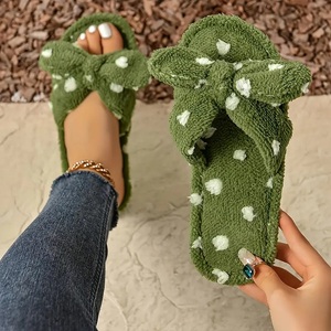 Pantofola invernale leggera antiscivolo da donna impermeabile impermeabile <span class=keywords><strong>con</strong></span> fiocco all'ingrosso per uso domestico <span class=keywords><strong>pantofole</strong></span> - Product Image 3