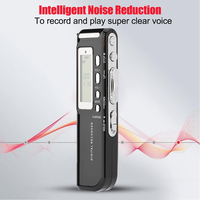 Enregistreur vocal numérique enregistrement Audio enregistreur vocal Audio multilingue prise en charge de l'enregistrement des appels téléphoniques 4 Modes d'enregistrement PQ137