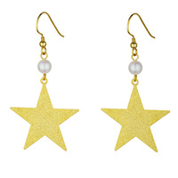 Boucles d'oreilles pendantes Bohème Étoile de mer à pampilles pour Femme, Bijoux de mode estivaux colorés pour vacances à la plage tropicale