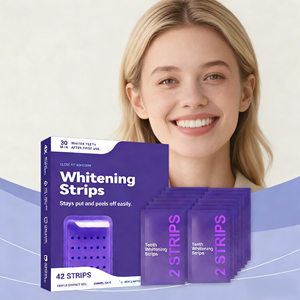 14/42 Strips Purple <b>Teeth</b> <b>Whitening</b> Dental Strips Protect Enamel Layer Floral Fragrance Emulsion Material <b>Teeth</b> <b>Whitening</b> Strips - Product Image 6