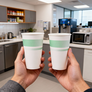 <b>Disposable</b> Biodegradable Personalization 8oz 10oz 12oz 16oz 20oz Single Wall Paper Coffee <b>Cups</b> With Logo For Office Meeting - Product Image 1