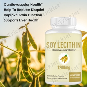 JULONG Supply OEM/ODM Suplemento de etiqueta privada Cápsulas de lecitina de soja natural 1200mg Cápsulas de gel blando de lecitina de soja - Product Image 6