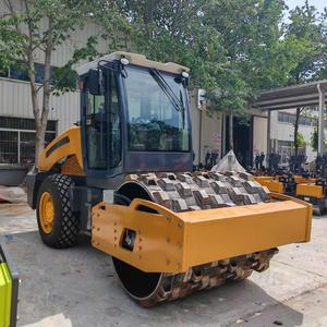 2025 7ton/8ton/12ton yüksek kalite fabrika yol makinesi satılık tek davul actor ktör titreşimli toprak silindiri - Product Image 4