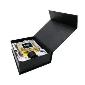 Caja superior e inferior rígida con impresión personalizada de diseño gratuito, Perfume de botellas de caja de embalaje, caja de Perfume única de lujo