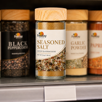 Fournisseur de sel assaisonné, mélange d'épices savoureuses avec étiquette personnalisée pour les distributeurs en gros
