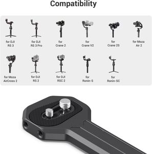Empuñadura Lateral de Aluminio SmallRig Compatible con DJI Ronin-S/SC/RS <span class=keywords><strong>2</strong></span>/RSC <span class=keywords><strong>2</strong></span>/RS 3/RS 3 <span class=keywords><strong>Pro</strong></span>/RS 3 Mini y para <span class=keywords><strong>ZHIYUN</strong></span> <span class=keywords><strong>Crane</strong></span> 2S/<span class=keywords><strong>2</strong></span>/V2 y para MOZA - Product Image 3