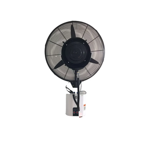 Ventilateur industriel d'extérieur à brumisation d'eau de 26 pouces, mural, 3 vitesses, oscillant, grand débit d'air, atomisation centrifuge en métal, grand débit d'air - Product Image 1